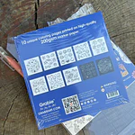 Acrilico Punta fina, Ocean,  12 colores + libro de colorear, Grabie.