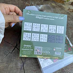 Acrilico Punta fina, Forest,  12 colores + libro de colorear, Grabie.