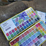 Set de Acuarelas Premium, 100 colores, Grabie.