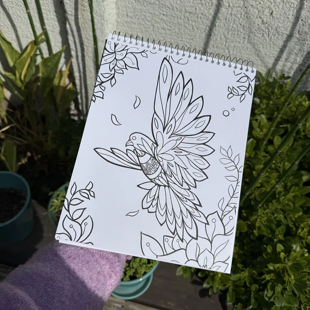 Pupe B, punta pincel y fina + coloring Book, Ohuhu.