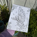 Pupe B, punta pincel y fina + coloring Book, Ohuhu.