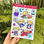 Sticker UV transfer- Pequeño Principe, lámina 1.