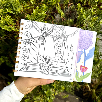 Pixie, libro pocket para colorear, MERAKI.