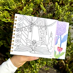 Pixie, libro pocket para colorear, MERAKI.