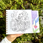 Pixie, libro pocket para colorear, MERAKI.