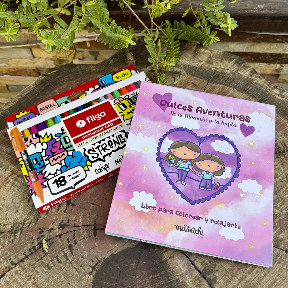 Pack Iniciación , Dulces Aventuras + marcadores permanentes. 