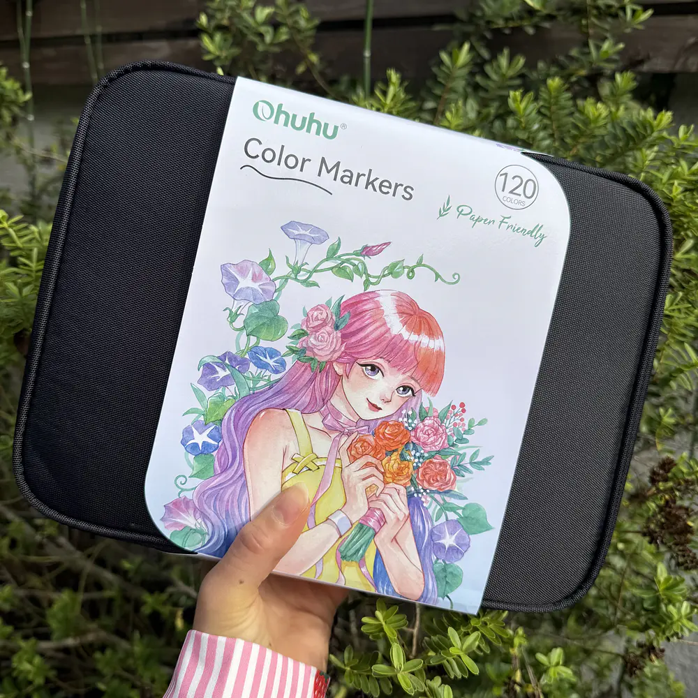 Ohuhu Pupe, paper friendly, 120 colores Base Agua