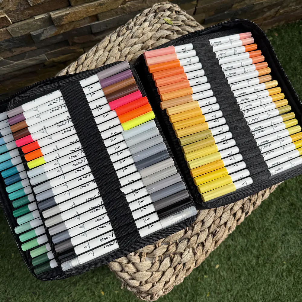 Ohuhu Pupe, paper friendly, 120 colores Base Agua