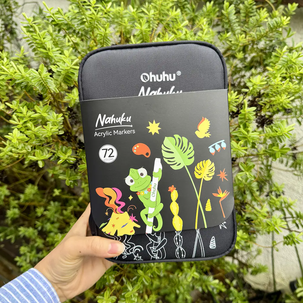 Nahuku, Acrilicos punta pincel, 72 colores, OHUHU.