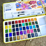 Set Acuarelas Grabie, 50 colores. 