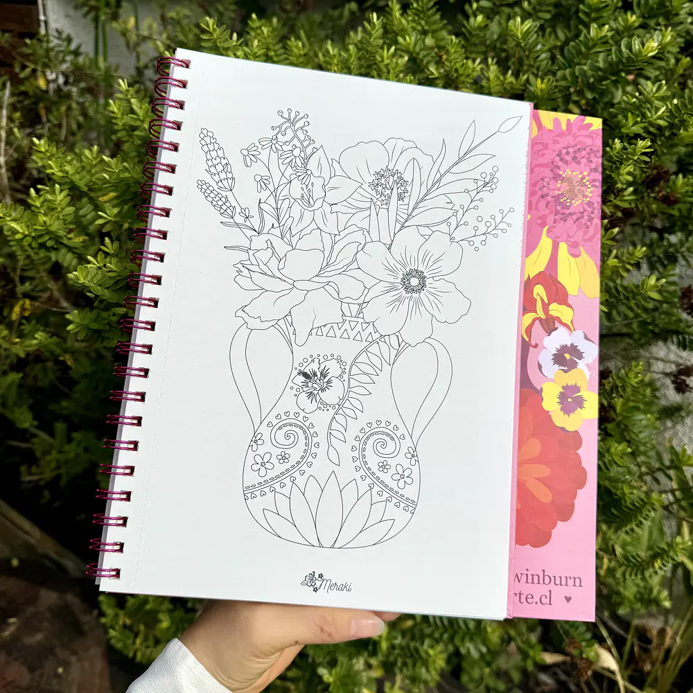Libro para Colorear Aflorarte - Meraki