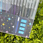Set 42 Glitter roller gel, 1.0mm, GRABIE.