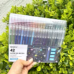 Set 42 Glitter roller gel, 1.0mm, GRABIE.