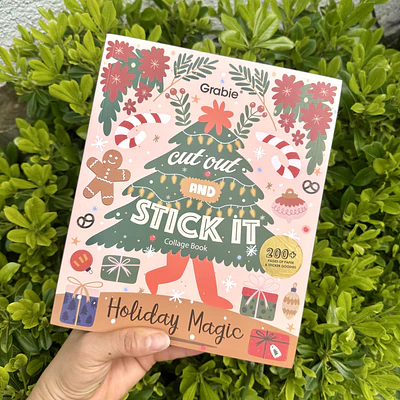 Collage Book, Holiday Magic, Grabie.