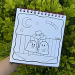 "Noche Encantada", Libro Colaborativo Halloween, Mamichi+Aura+Tofita.