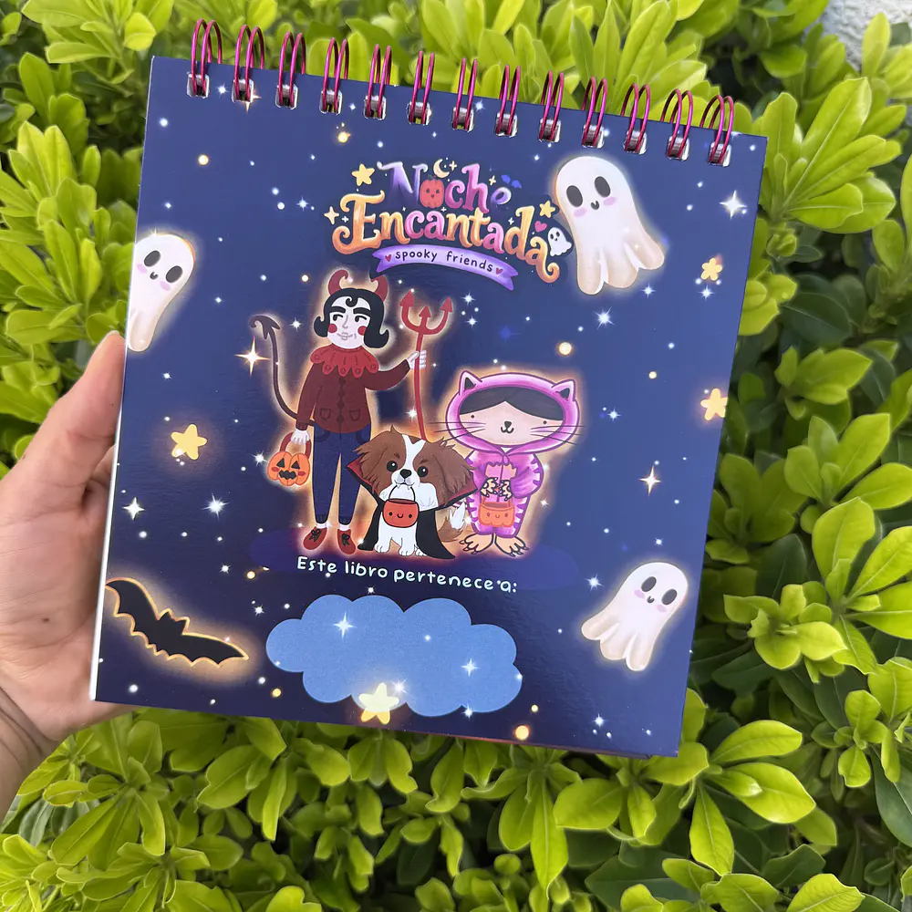 "Noche Encantada", Libro Colaborativo Halloween, Mamichi+Aura+Tofita.