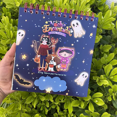 "Noche Encantada", Libro Colaborativo Halloween, Mamichi+Aura+Tofita.