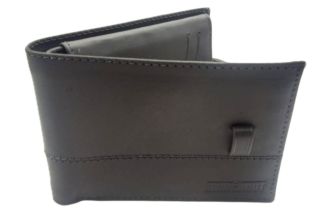 Billetera Terranova 100% Cuero - Negra 3