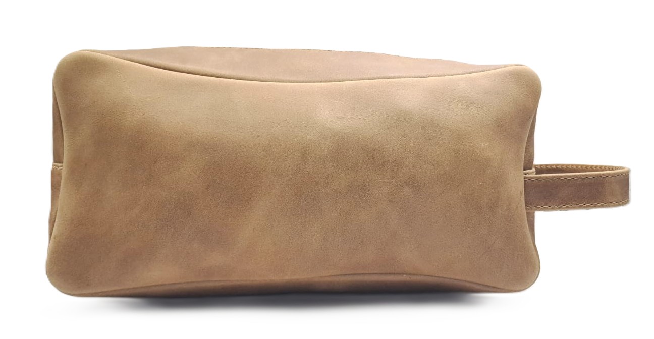 Neceser Magnum 100% Cuero - Café 3