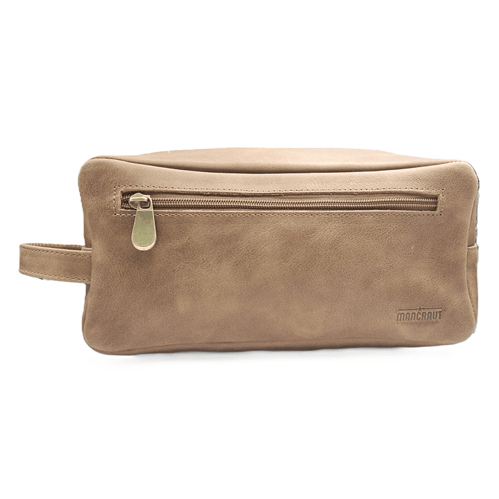 Neceser Magnum 100% Cuero - Café 2