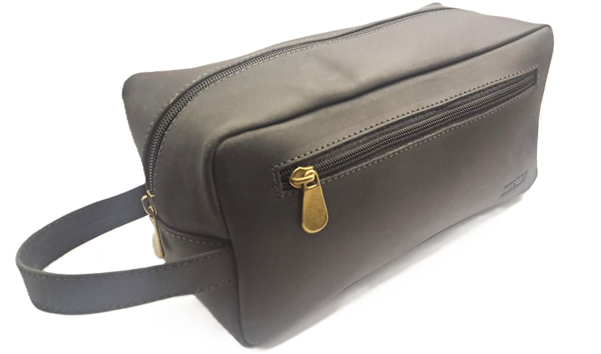 Neceser Magnum 100% Cuero - Negro 5