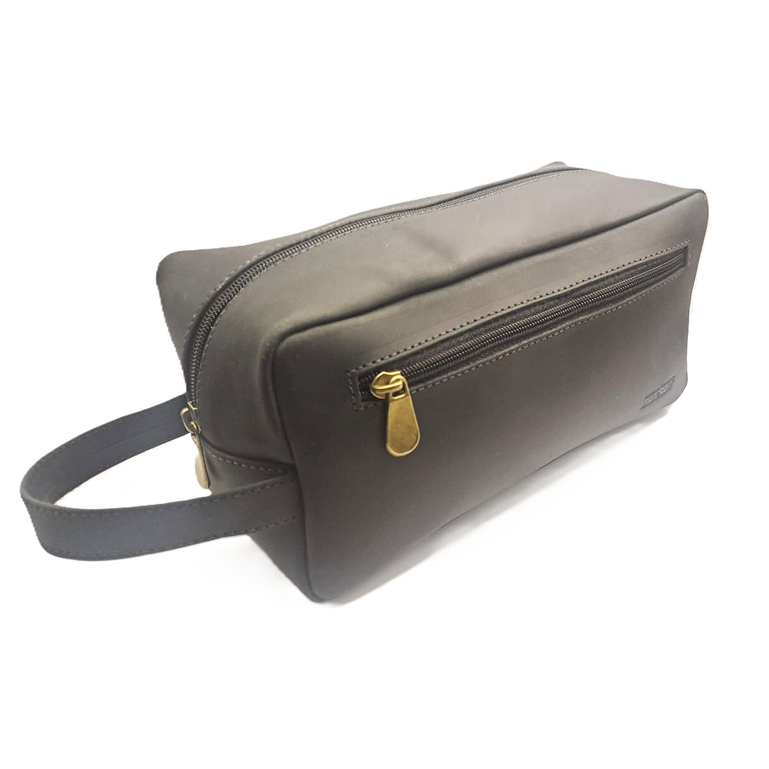 Neceser Magnum 100% Cuero - Negro 5