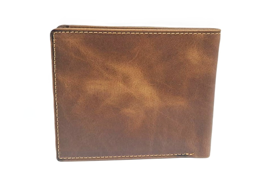 Billetera Nova 100% Cuero - Café 3