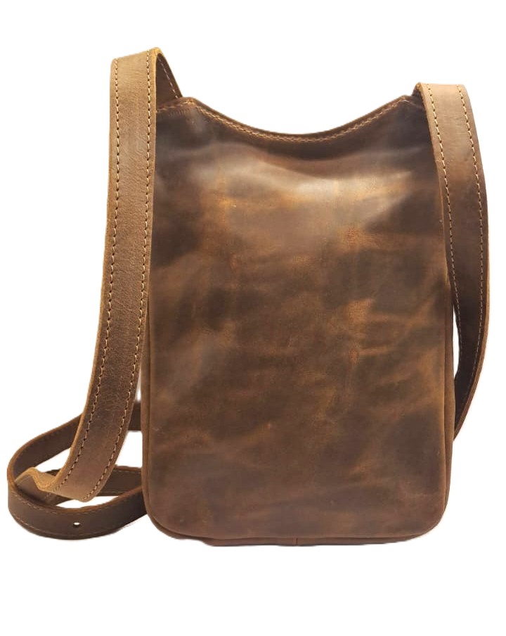 Cartera Aurora 100% Cuero - Café 2