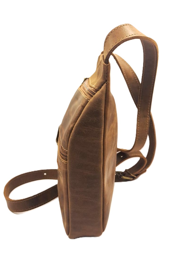 Cartera Aurora 100% Cuero - Café 5