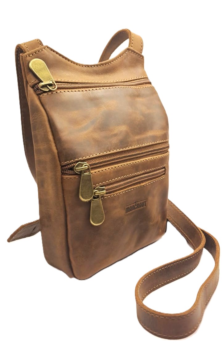 Cartera Aurora 100% Cuero - Café 3