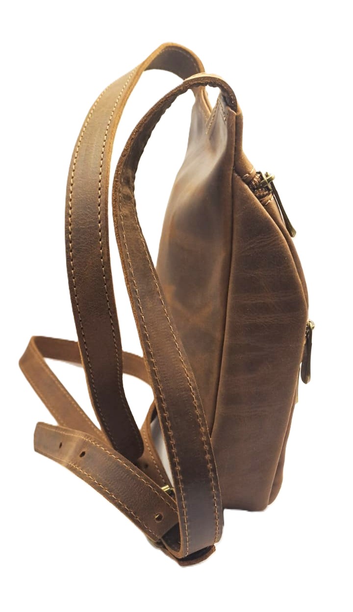 Cartera Aurora 100% Cuero - Café 4