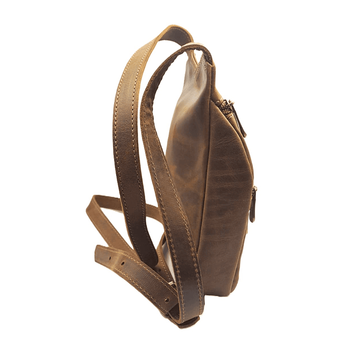 Cartera Aurora 100% Cuero - Café 4