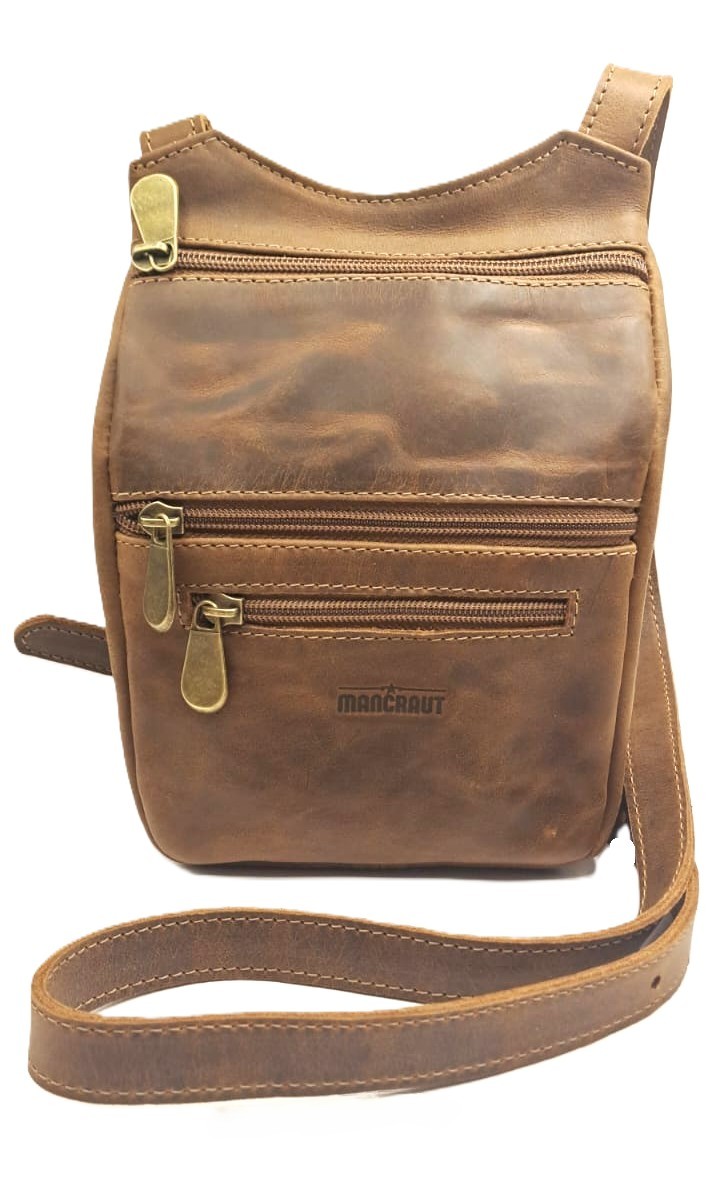 Cartera Aurora 100% Cuero - Café 1