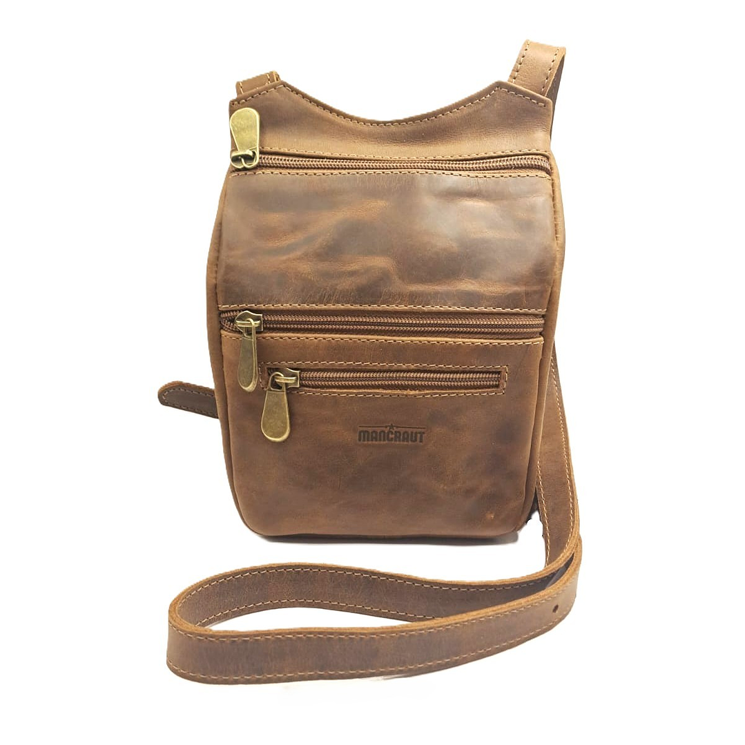 Cartera Aurora 100% Cuero - Café 2