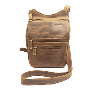 Cartera Aurora 100% Cuero - Café