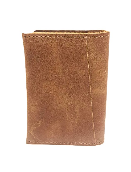Billetera Tarjetero 100% Cuero - Café 3