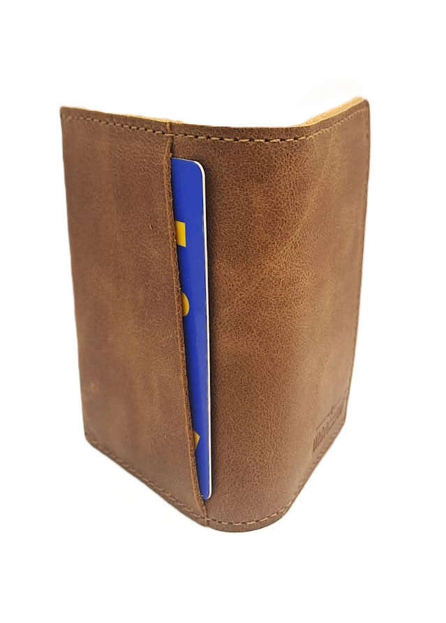 Billetera Tarjetero 100% Cuero - Café 6