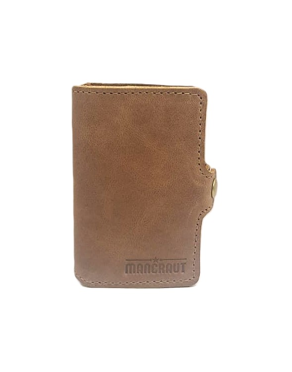 Billetera Fortis Anti-Clonación 100% Cuero - Café 1