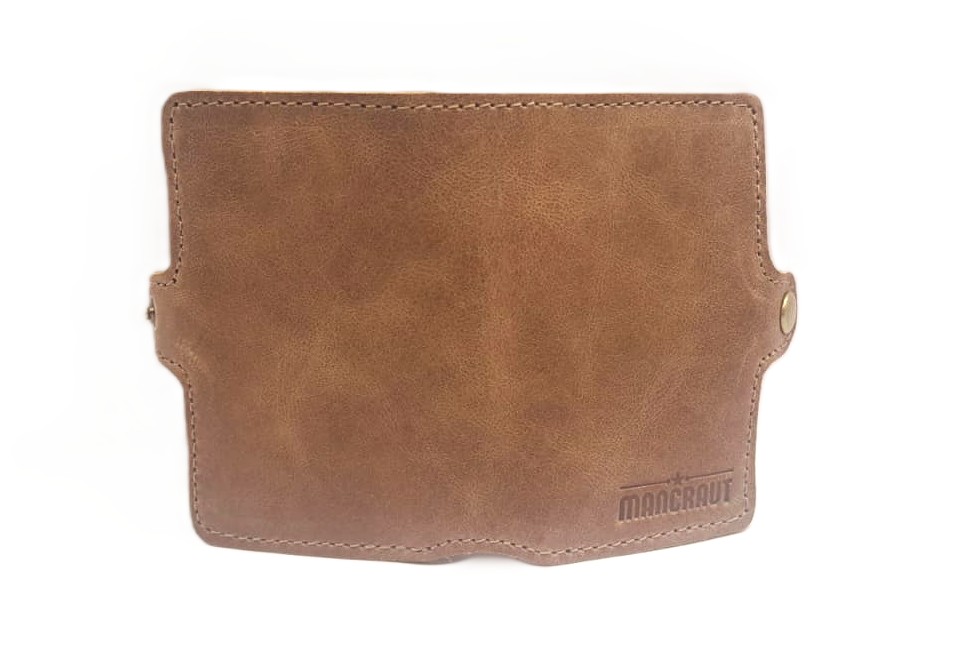 Billetera Fortis Anti-Clonación 100% Cuero - Café 4