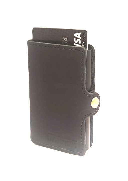 Billetera Fortis Anti-Clonación 100% Cuero - Negro 5