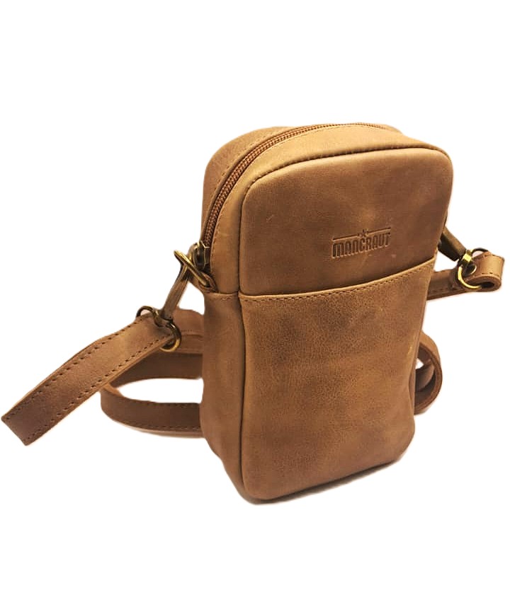 Cartera Solaris 100% Cuero - Café 4