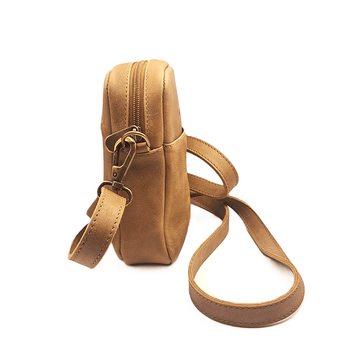 Cartera Solaris 100% Cuero - Café 6