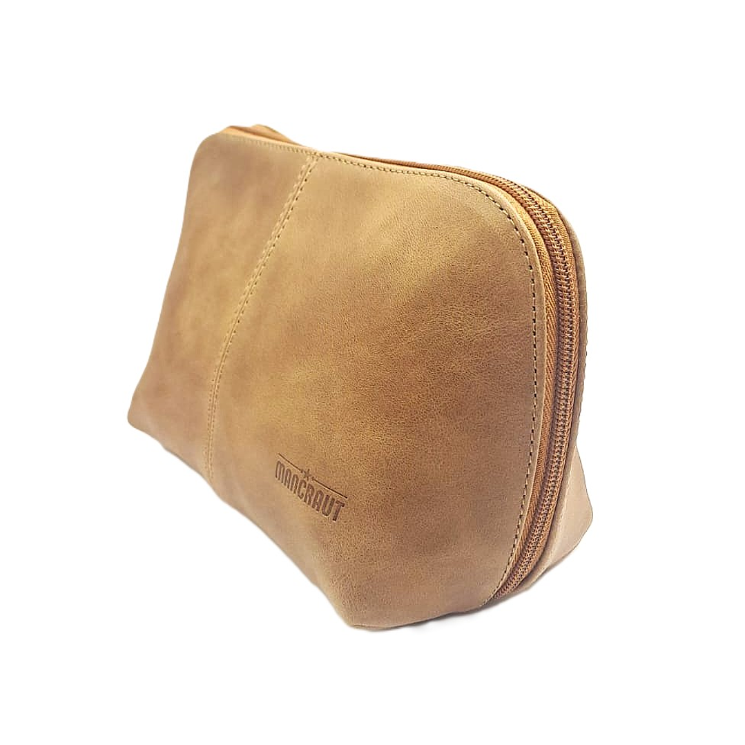 Cosmetiquero Amavita 100% Cuero - Café 5