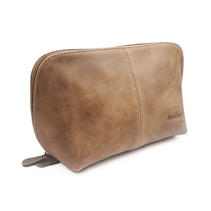 Cosmetiquero Amavita 100% Cuero - Café 4