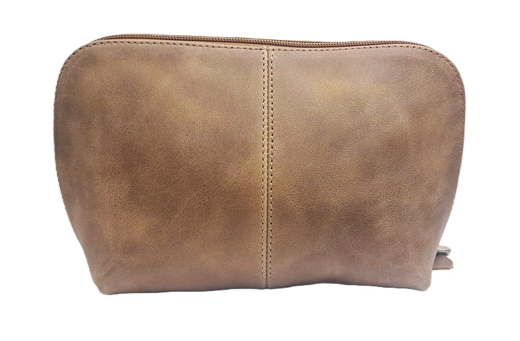 Cosmetiquero Amavita 100% Cuero - Café 4