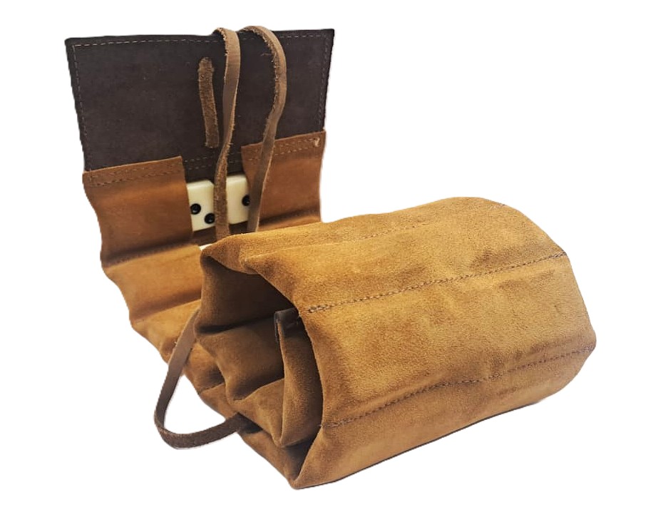 Juego de Dominó Con Funda de Cuero 1