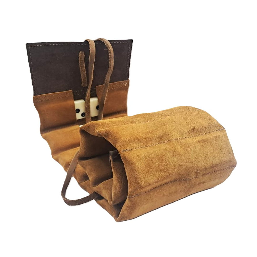 Juego de Dominó Con Funda de Cuero 2