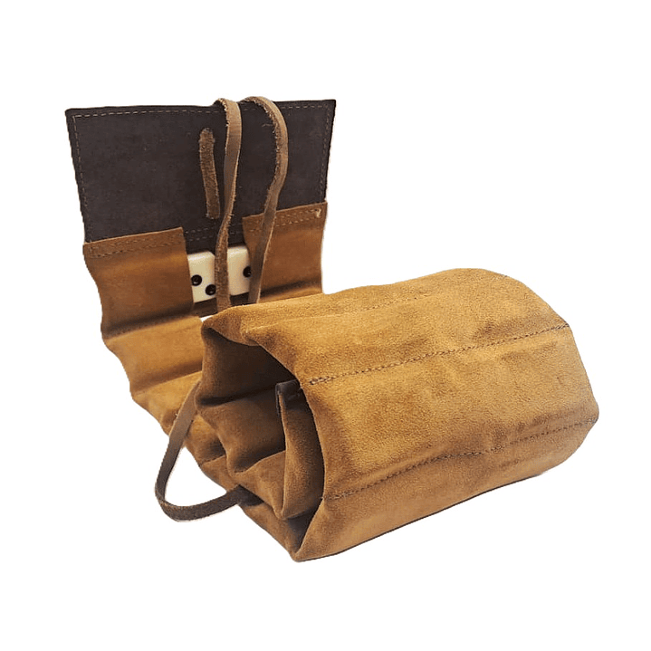 Juego de Dominó Con Funda de Cuero 2