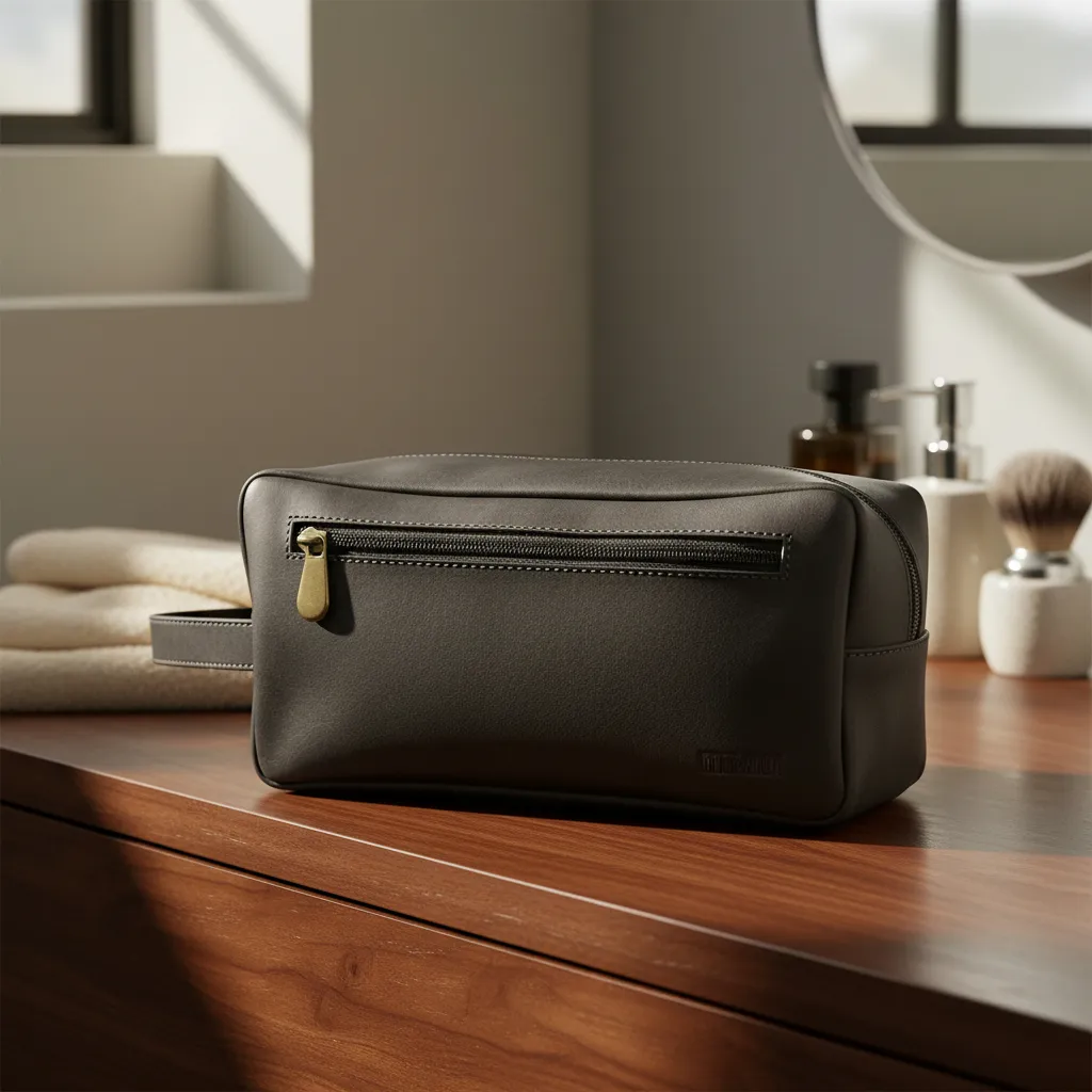 Neceser Magnum 100% Cuero - Negro 2