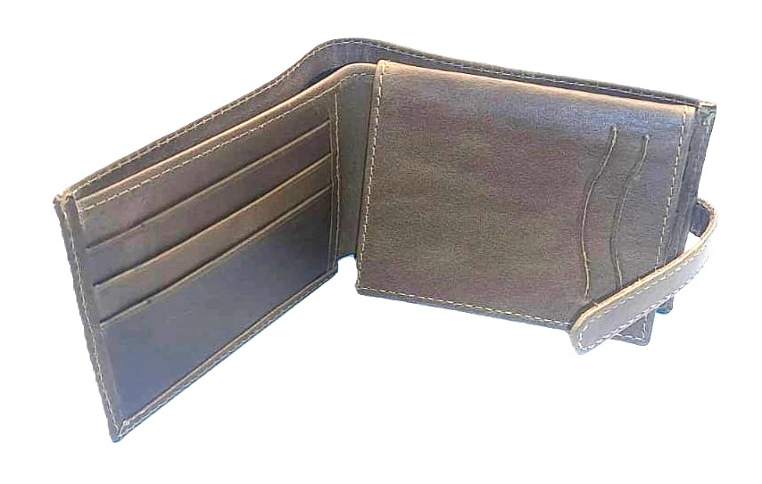 Billetera Terranova 100% Cuero - Café 5